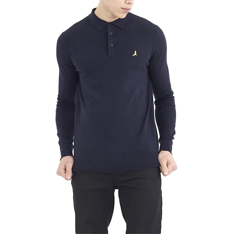 Featured product image of brave-soul-mens-polo-t-shirts-cotton-golf-tee-navy