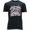 Featured image of mens t shirts short sleeve crew neck printed motorcycle born to ride