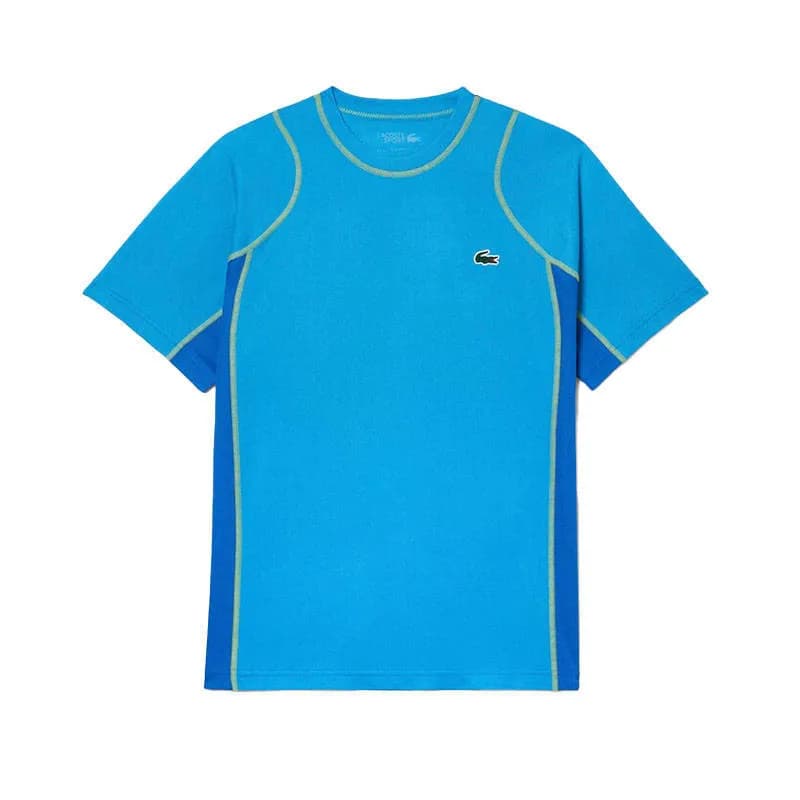 Featured product image of lacoste-mens-tennis-t-shirt-blue-pique-sports-ultra-dry-th5198-in-tear-resistant