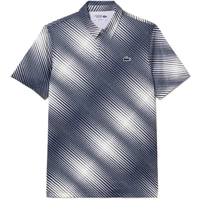 Featured product image of lacoste-dh5175-mens-polo-shirt-short-sleeve-golf-printed-recycled-polyester-tops