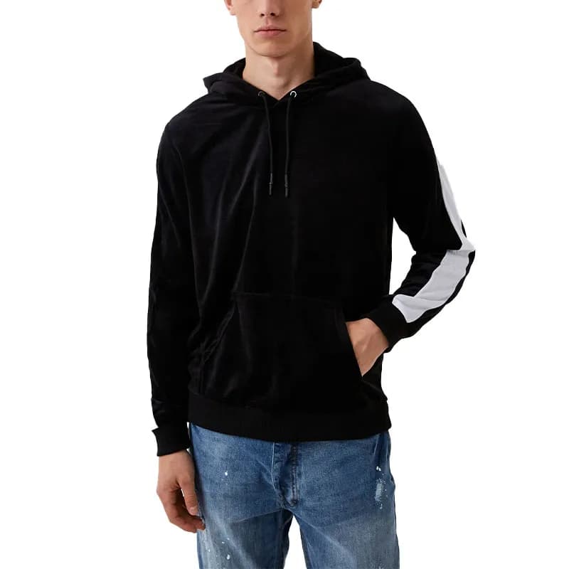 Featured product image of brave-soul-mens-hoodies-fleece-hooded-velvet-sweatshirt