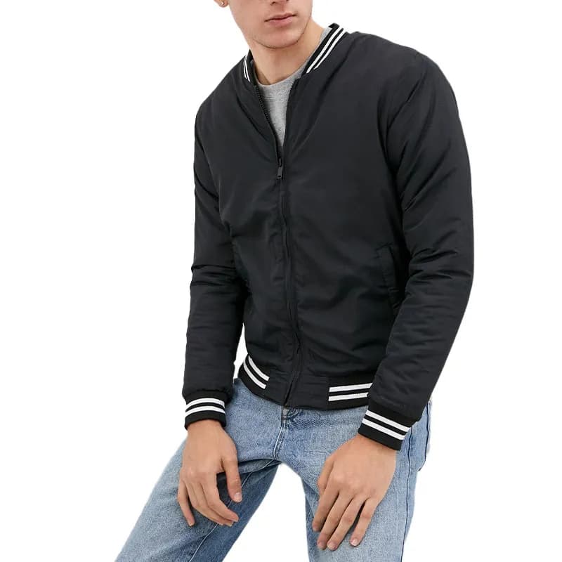 Featured product image of brave-soul-mens-jacket-plain-regular-fit-warm-classic-top