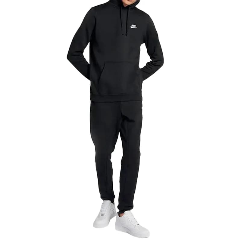 Nike mens tracksuit black clearance