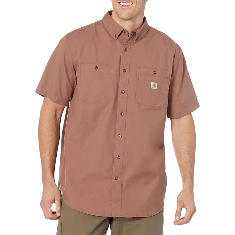 Featured product image of carhartt-tw3555-m-mens-shirts-smart-workwear-top-nutmeg