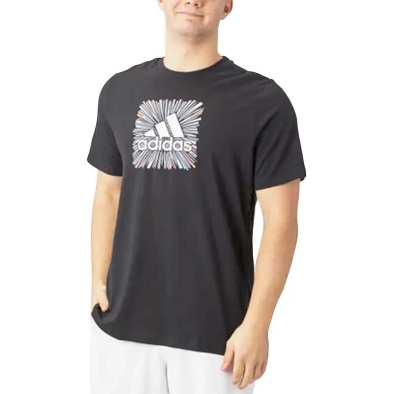 Featured product image of adidas-noir-mens-t-shirts-short-sleeve-cotton-tee-black