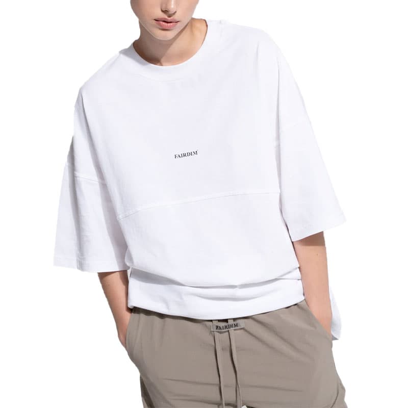 Fairdim Womens Drop Shoulder T Shirt