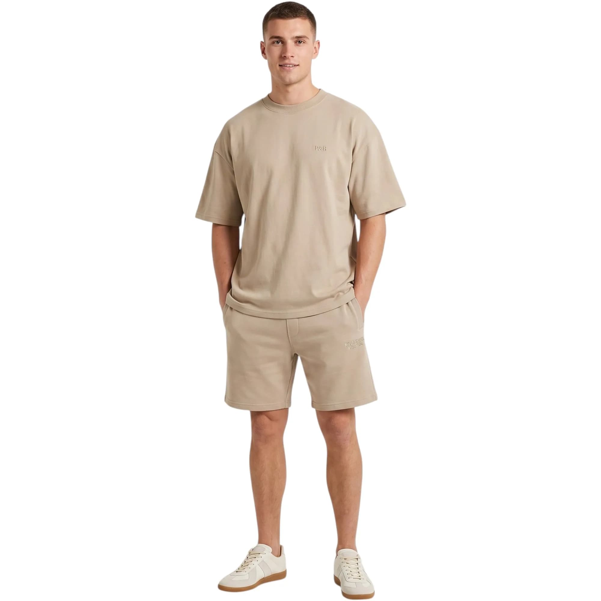 Pull & Bear Mens T-shirt Short Set