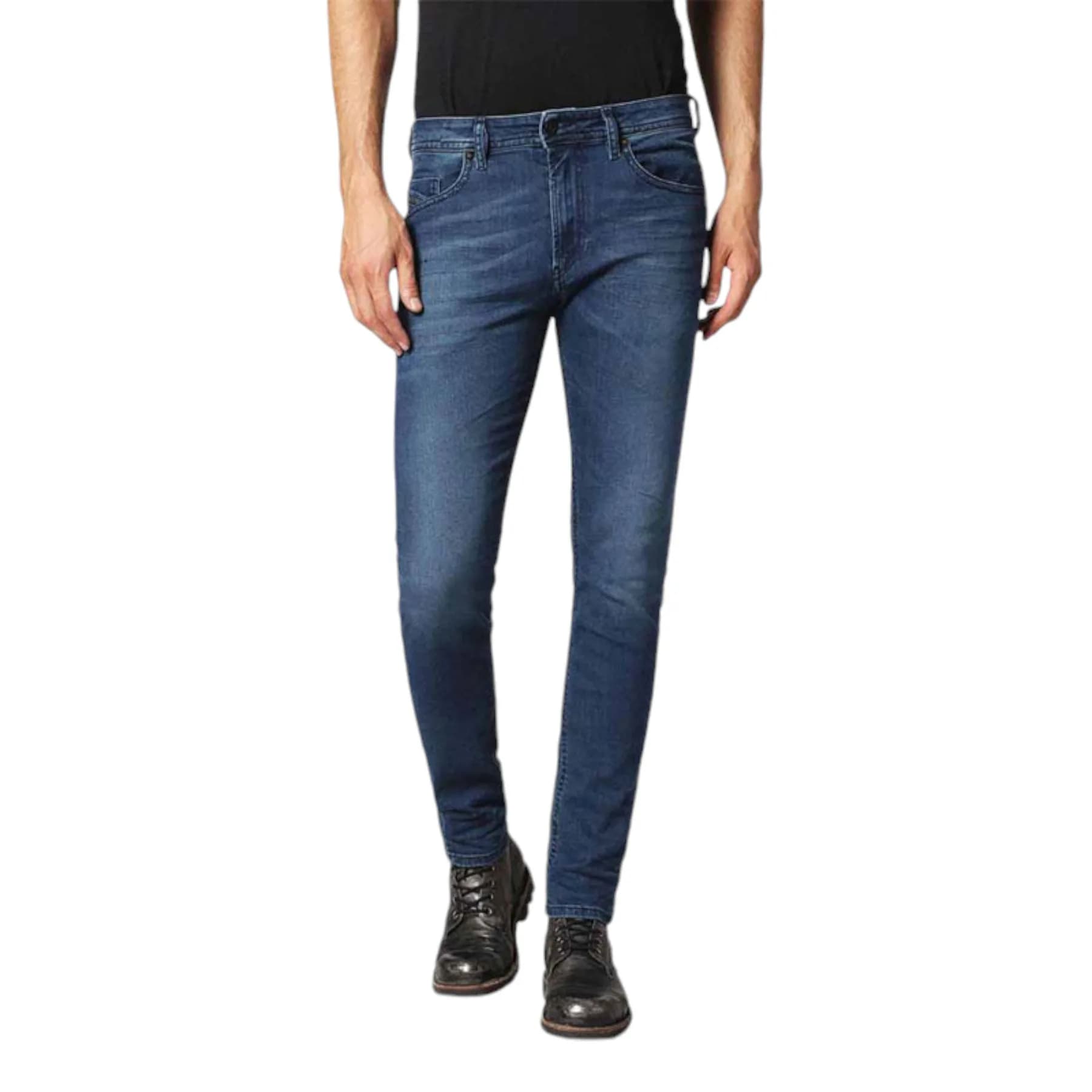 Diesel THOMMER 0686A mens denim jeans front view