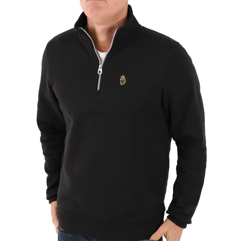 LUKE 1977 Mens Half Zip Sweatshirts