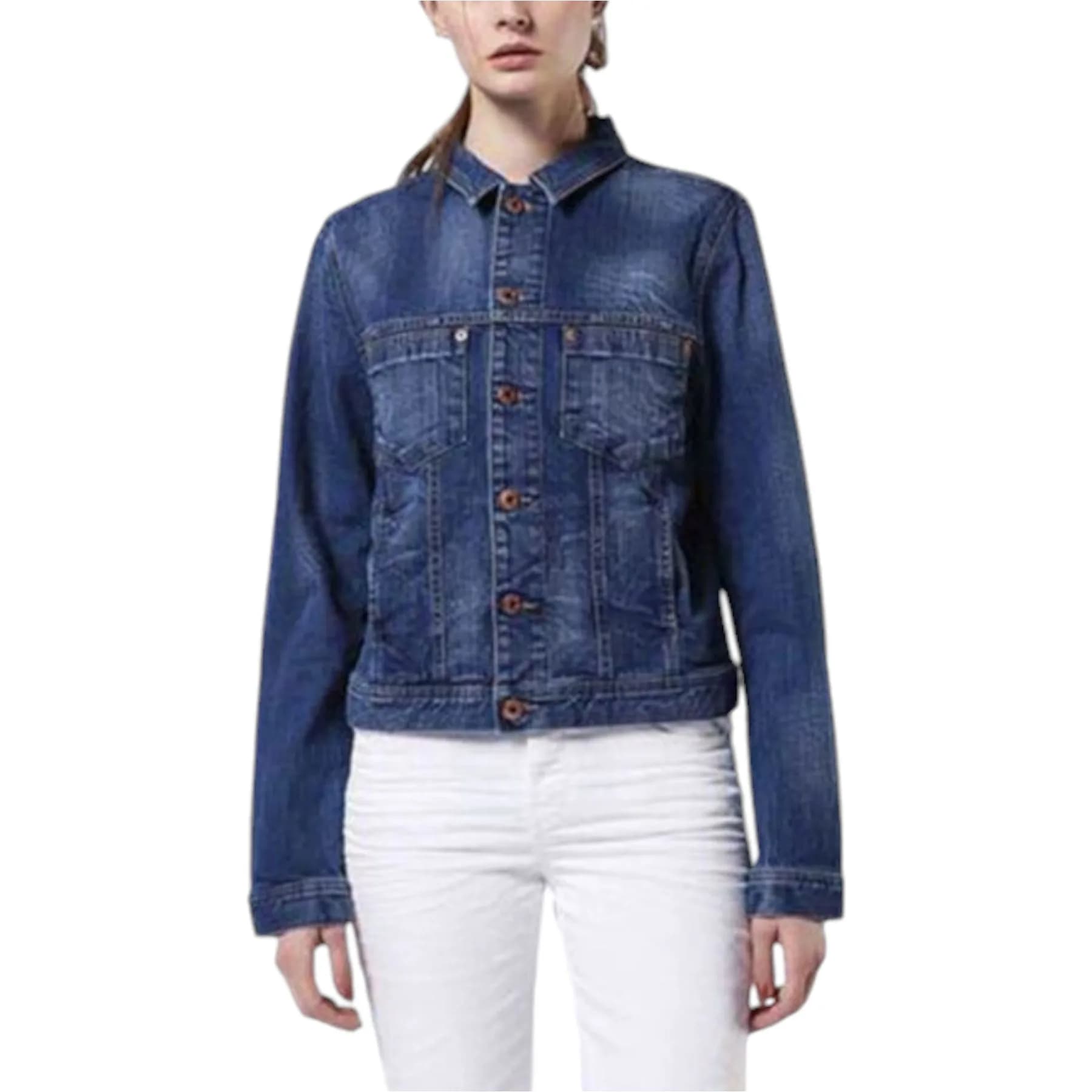 Diesel DE-JOSEF women's denim jacket front view