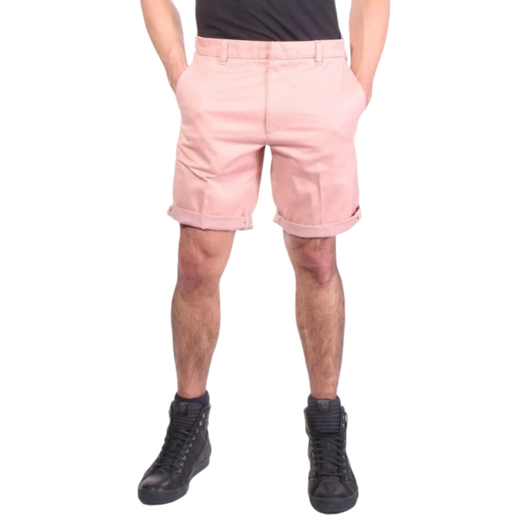 Diesel CHI DRIVER SHO ROLL men's chino shorts front view