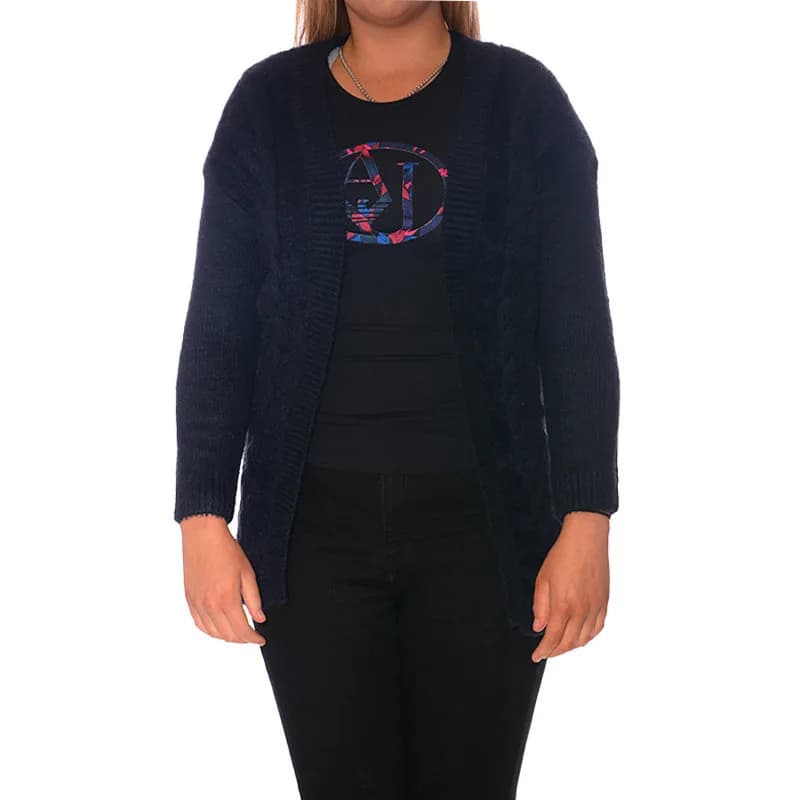 COLOR GARMENTS Womens Open Cardigan