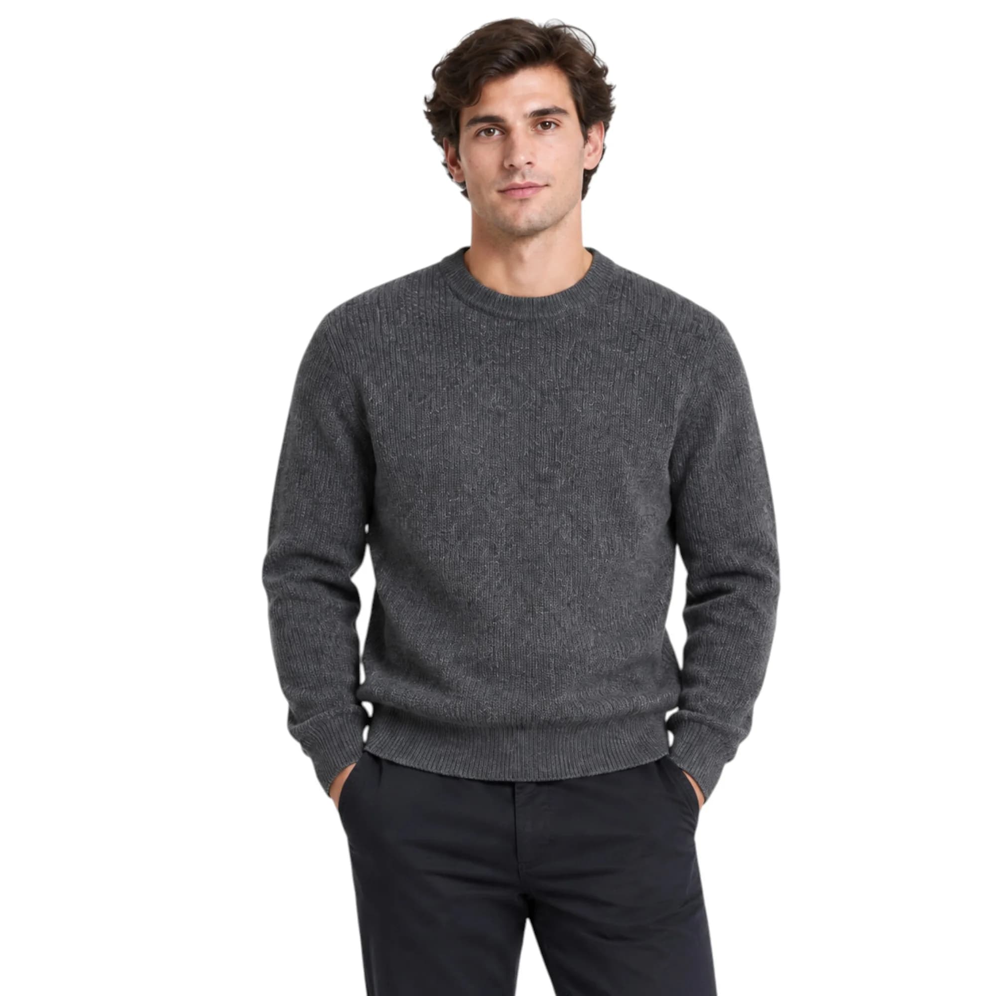 M&S Mens Supersoft Crew Neck Jumper