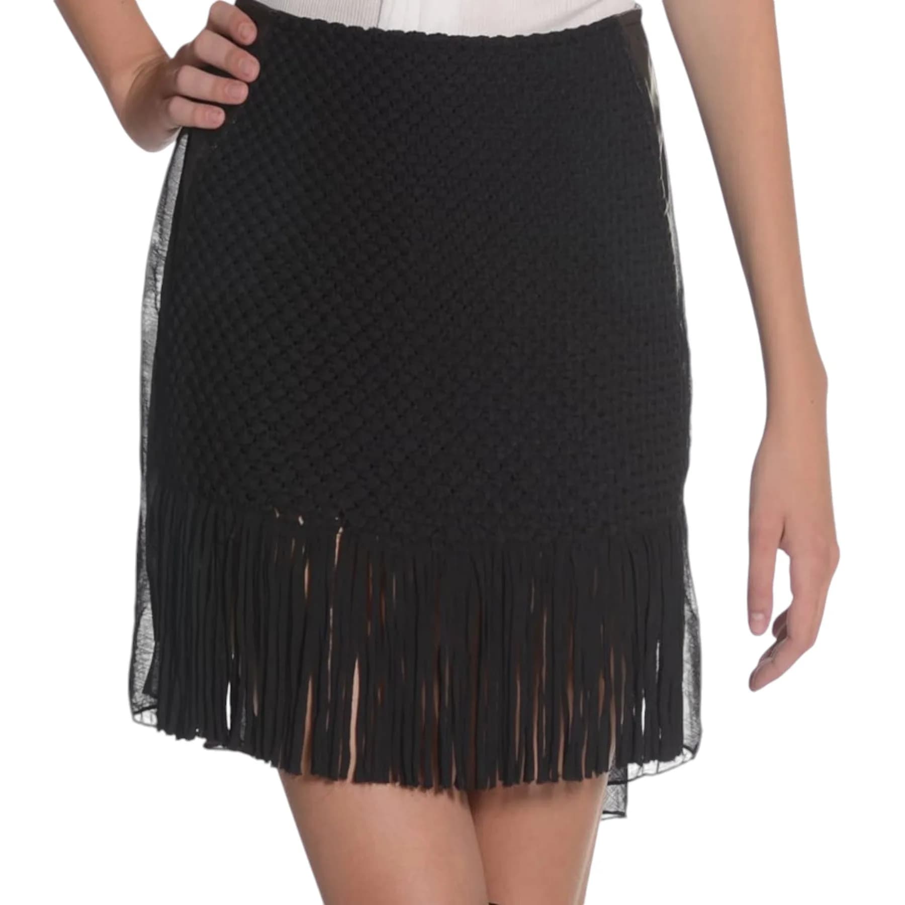 DIESEL O DELPHINA GONNA 0DABG 900 Womens High Waist Skirt