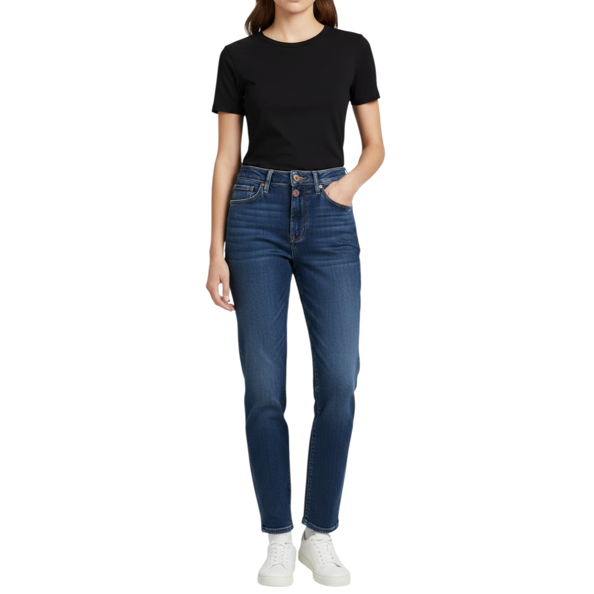 Diesel ALYS womens black jeans front view