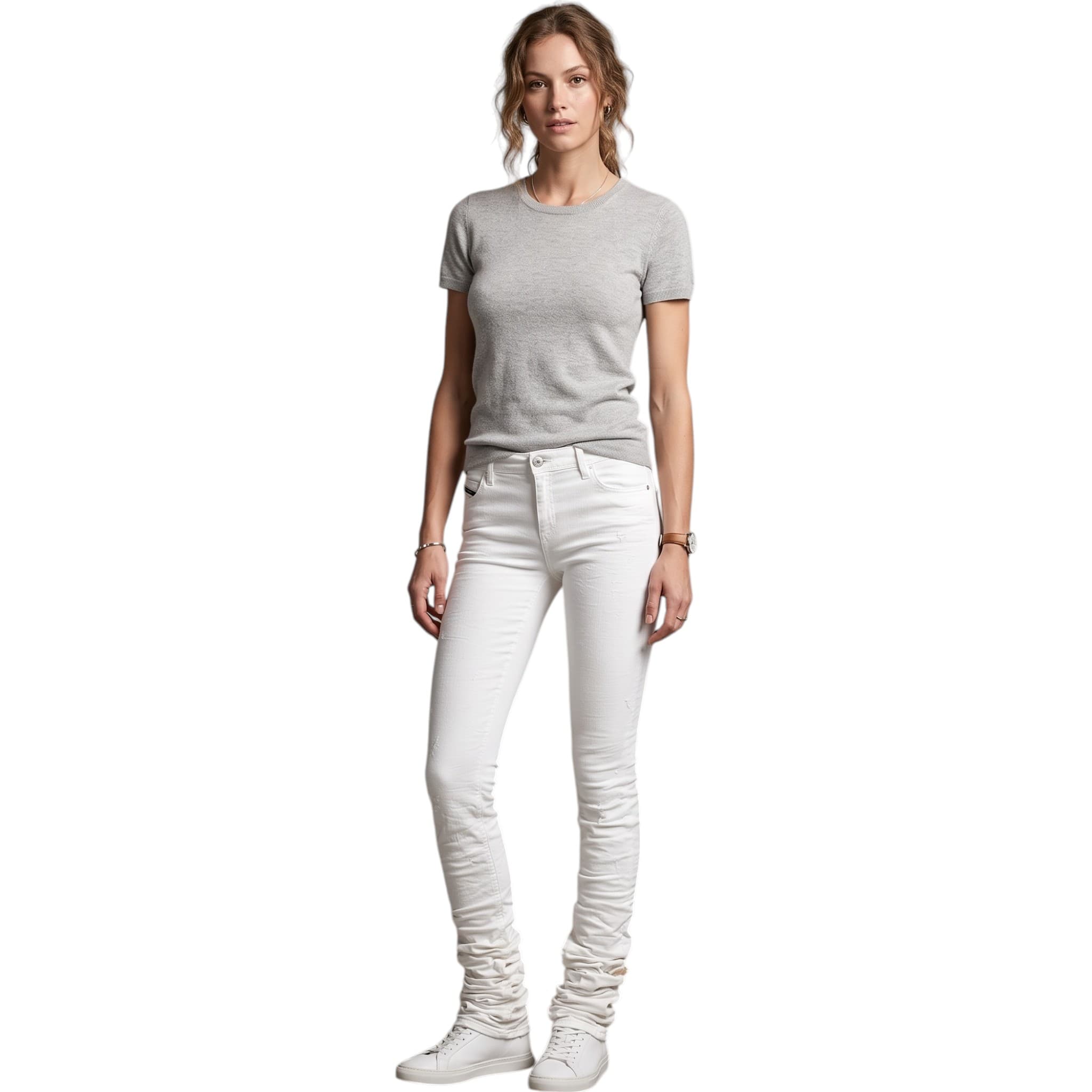 Diesel Black Gold BG8KM black women's jeans front view