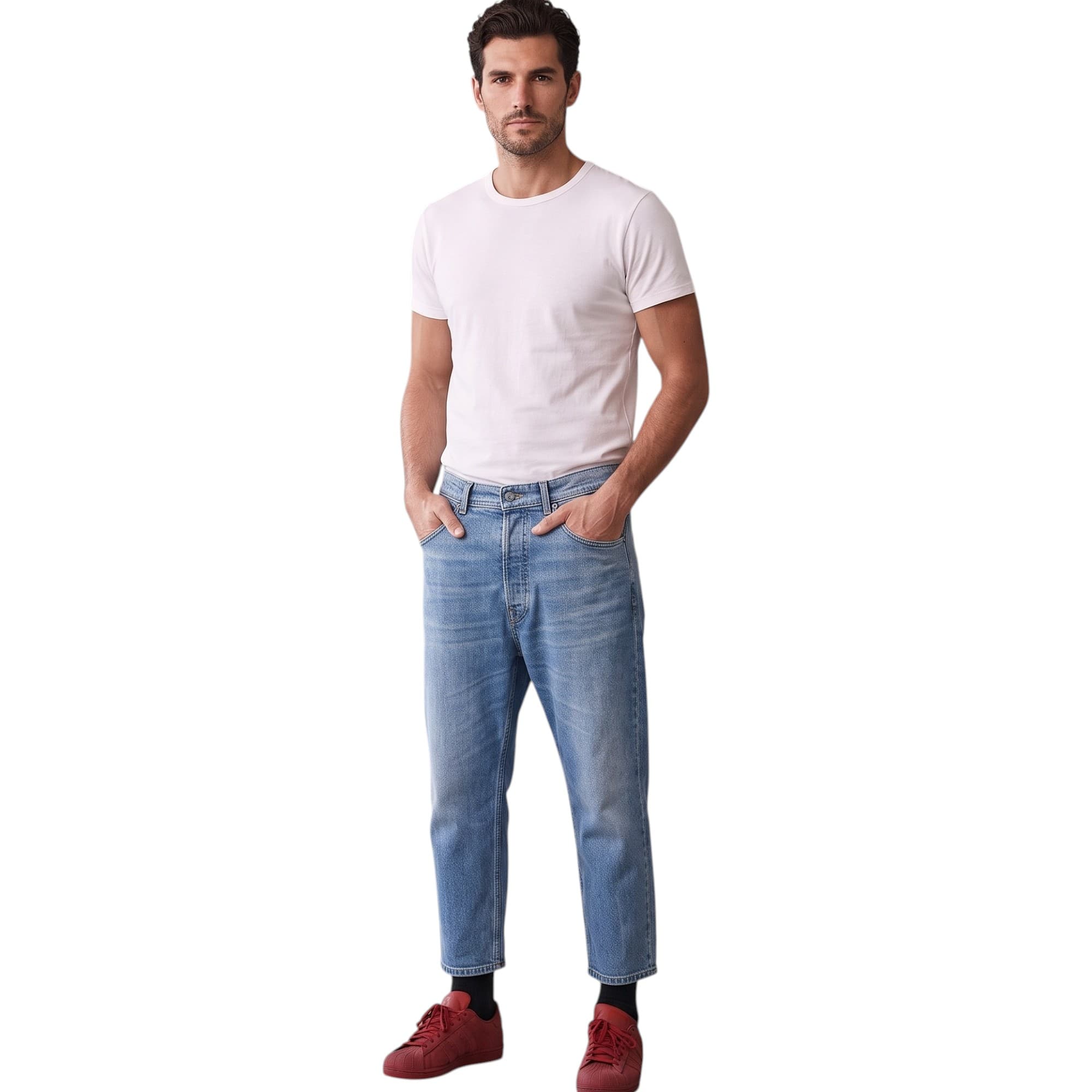 Diesel 2831 BG8G8 black mens denim jeans front view