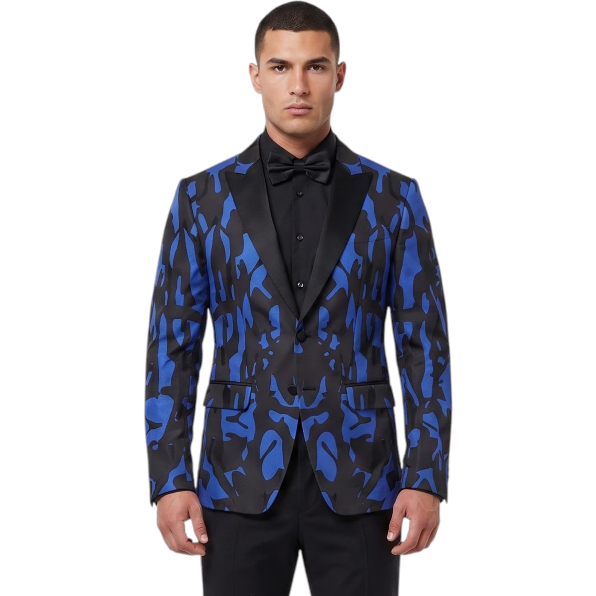 DSQUARED2 men's camouflage blazer front view, regular fit