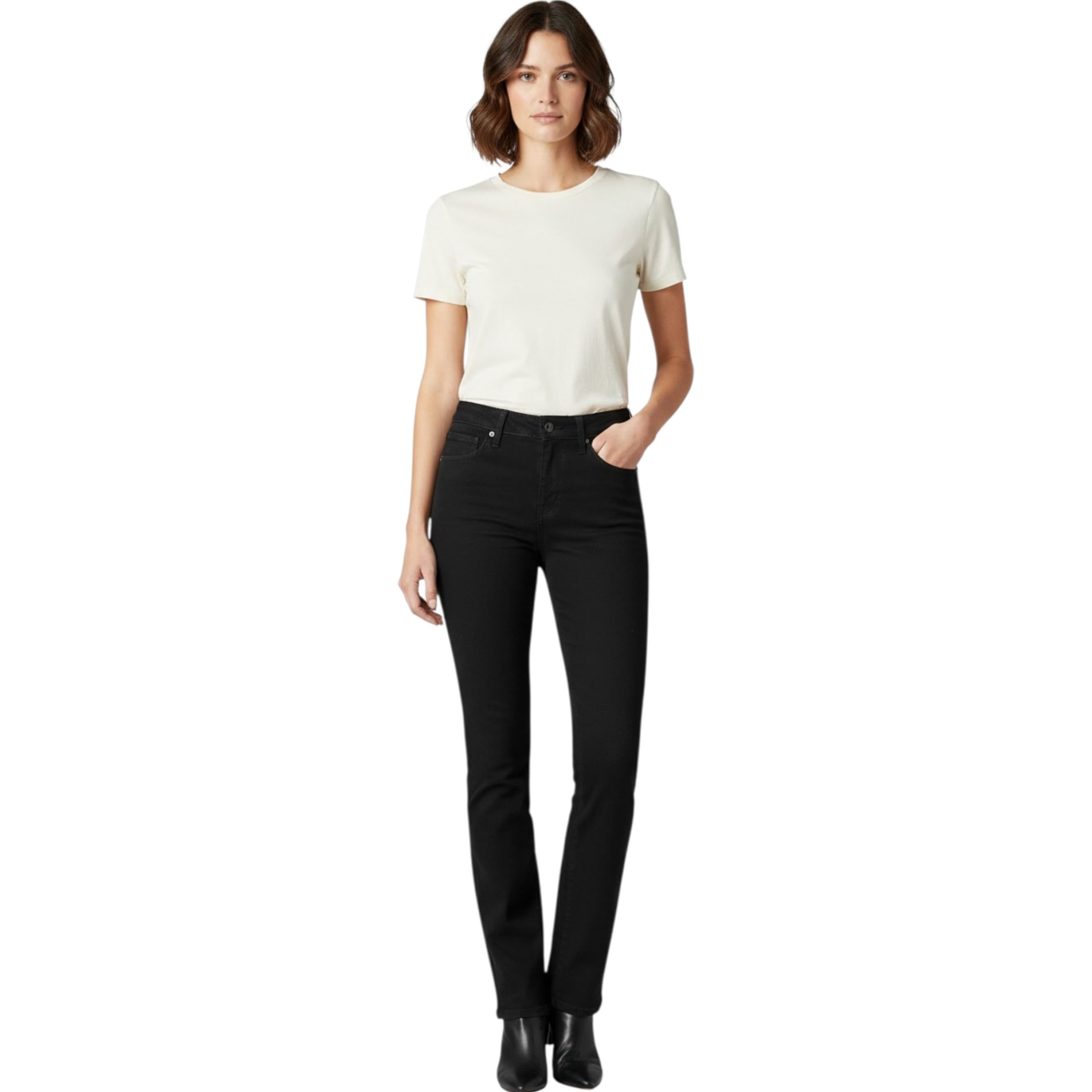 Levi's 02964 black Super Skinny women's jeans front view