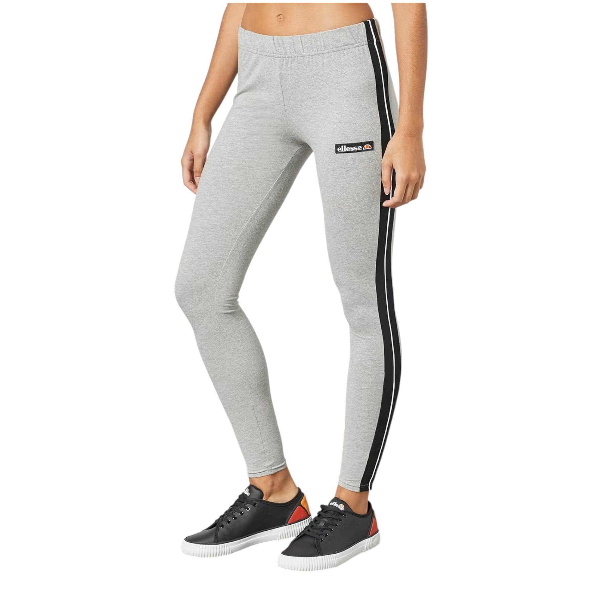 Ellesse Sandra grey womens leggings front view