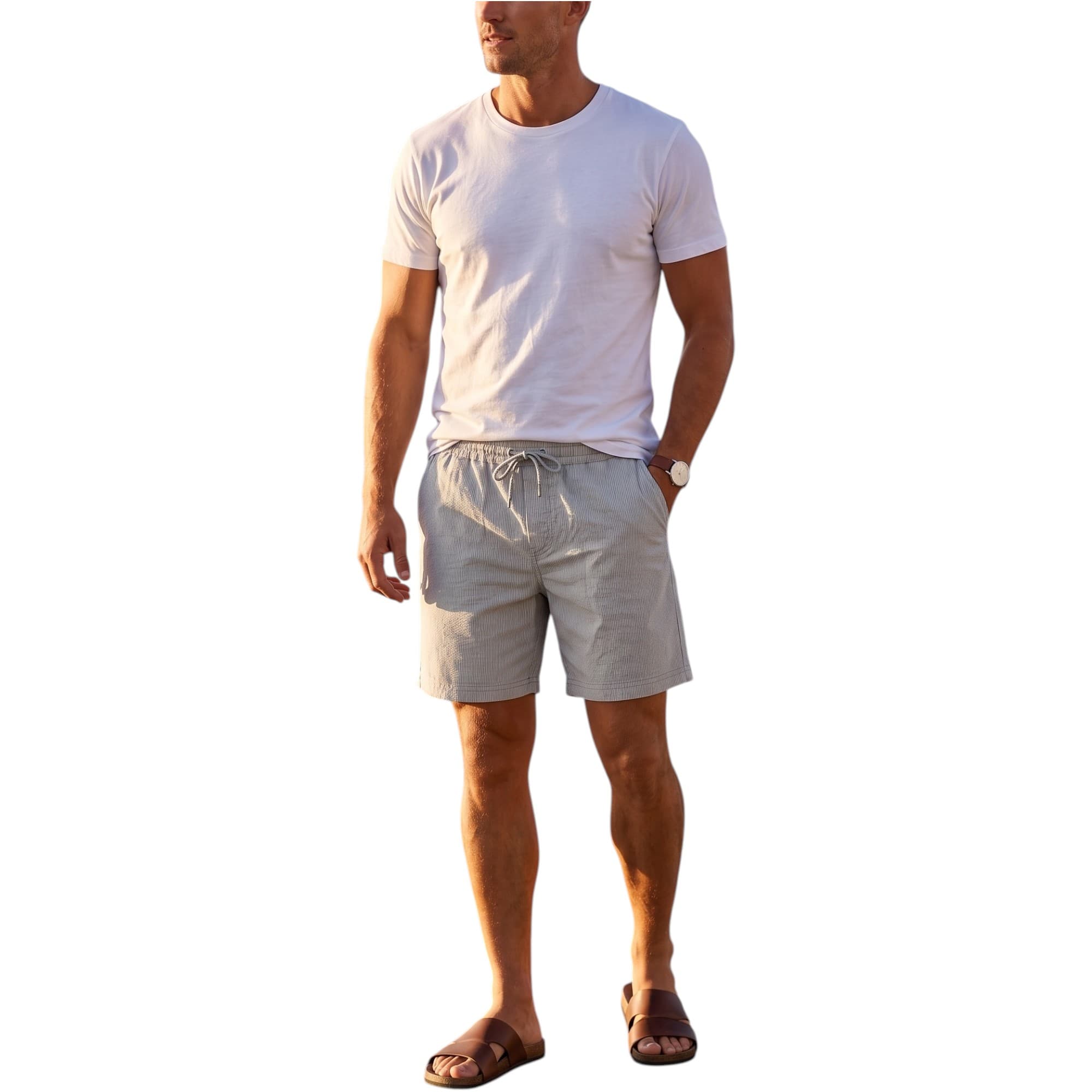 Lyle And Scott Mens Swim Stripe Shorts
