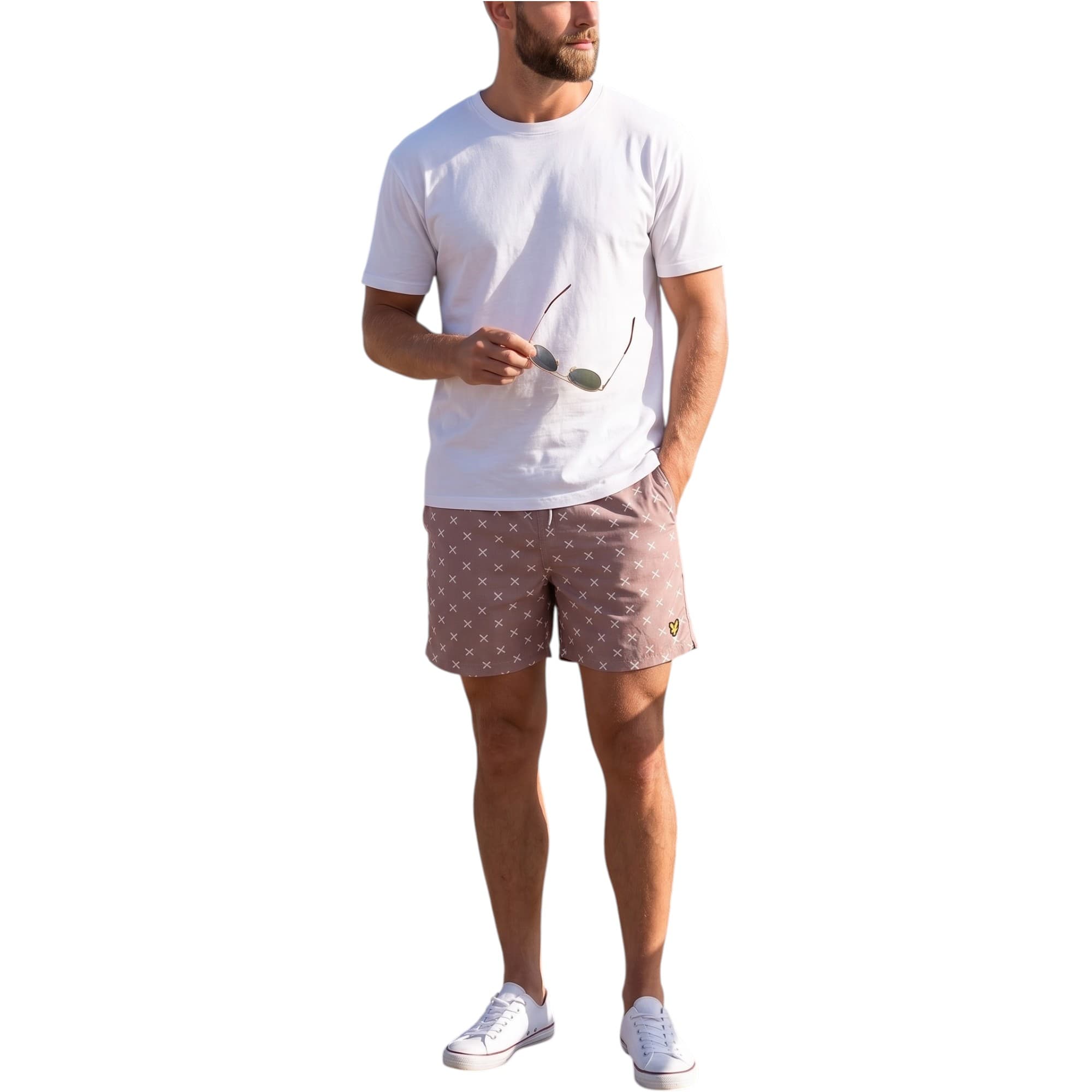 Lyle And Scott Mens Swim Stripe Shorts