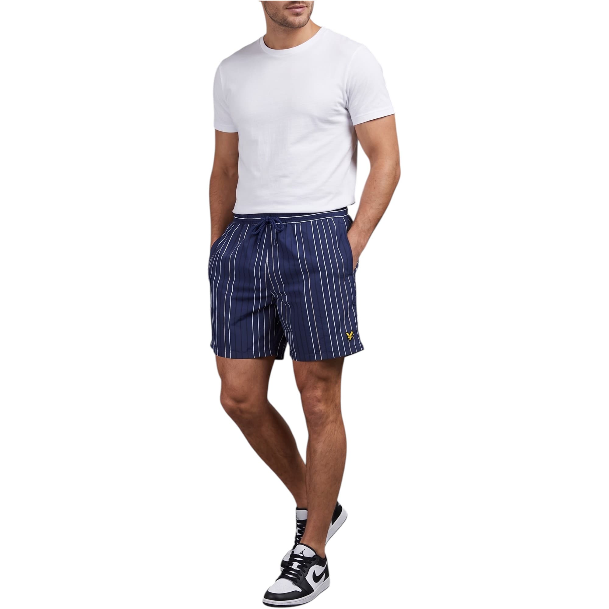 Lyle And Scott Mens Swim Stripe Shorts