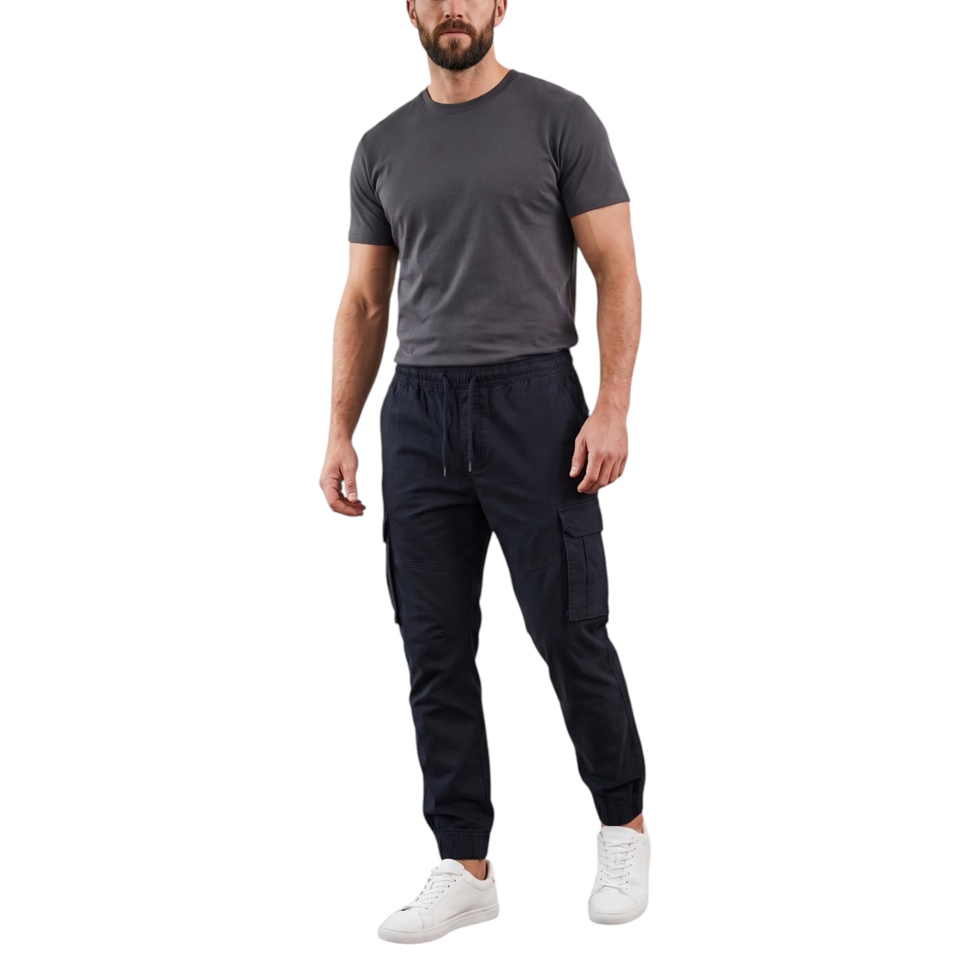 Philip Lilibet Mens Cargo Camouflage Joggers