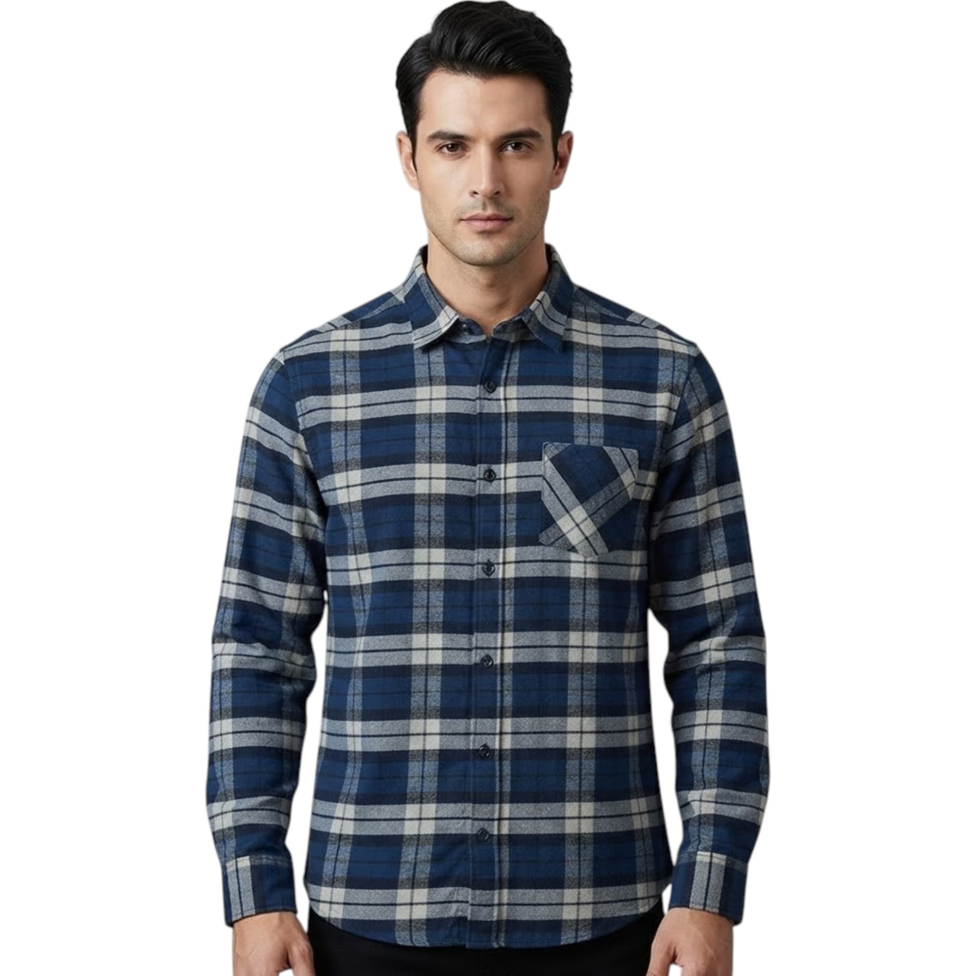 Springfield Mens Regular Fit Checks Shirts