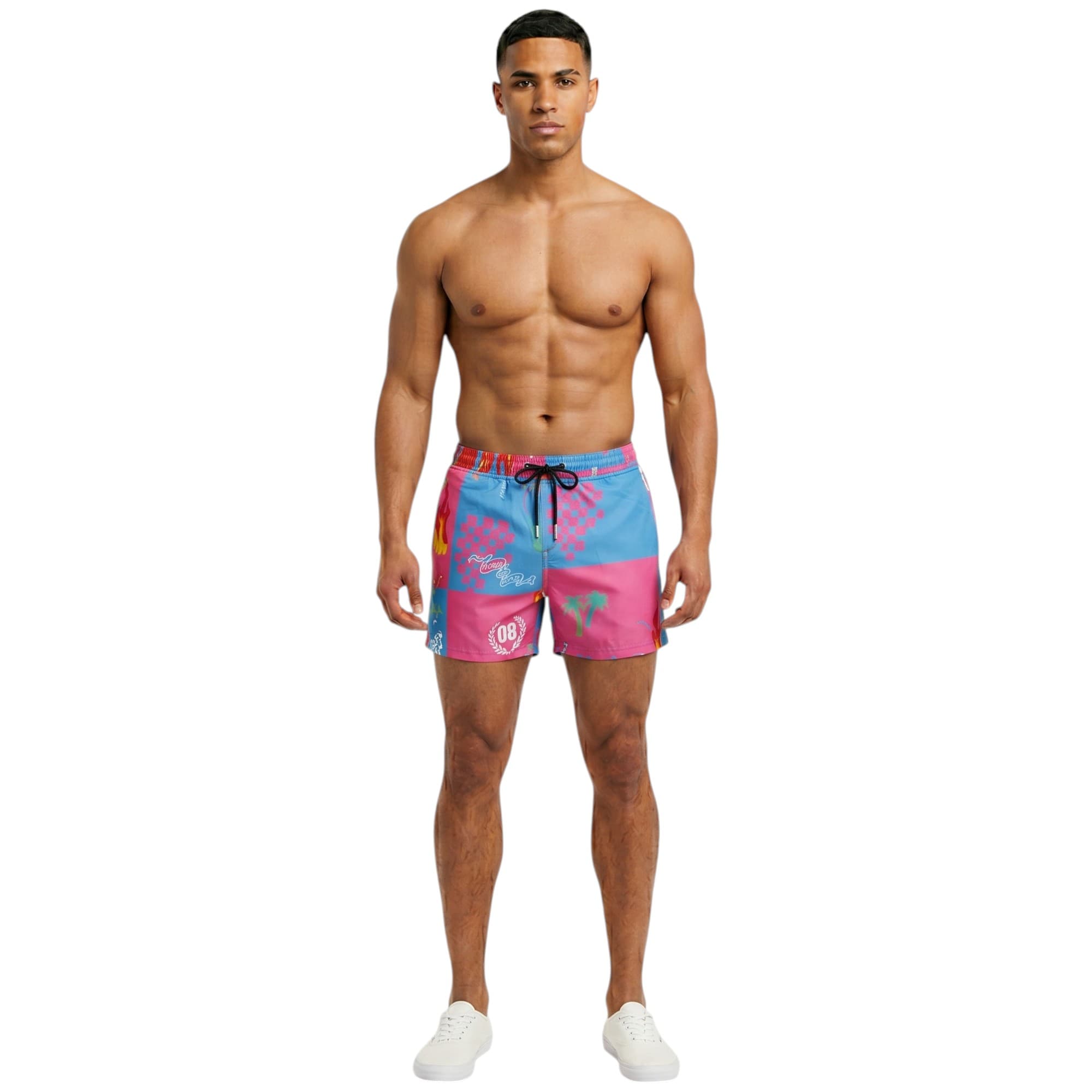 Reason Mens Hawaiian Shorts