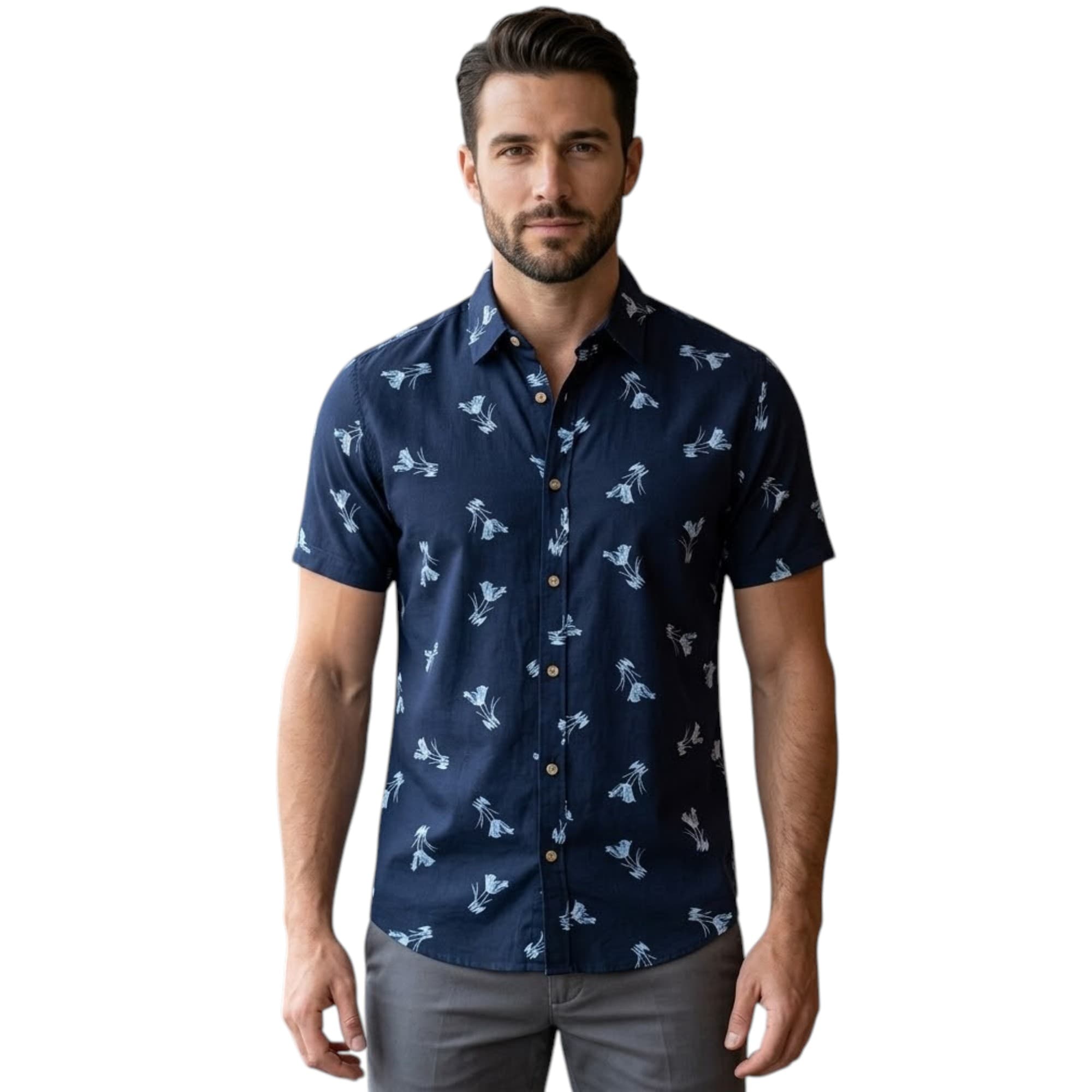 Adytta Mens Summer Hawaiian Regular Fit Shirts