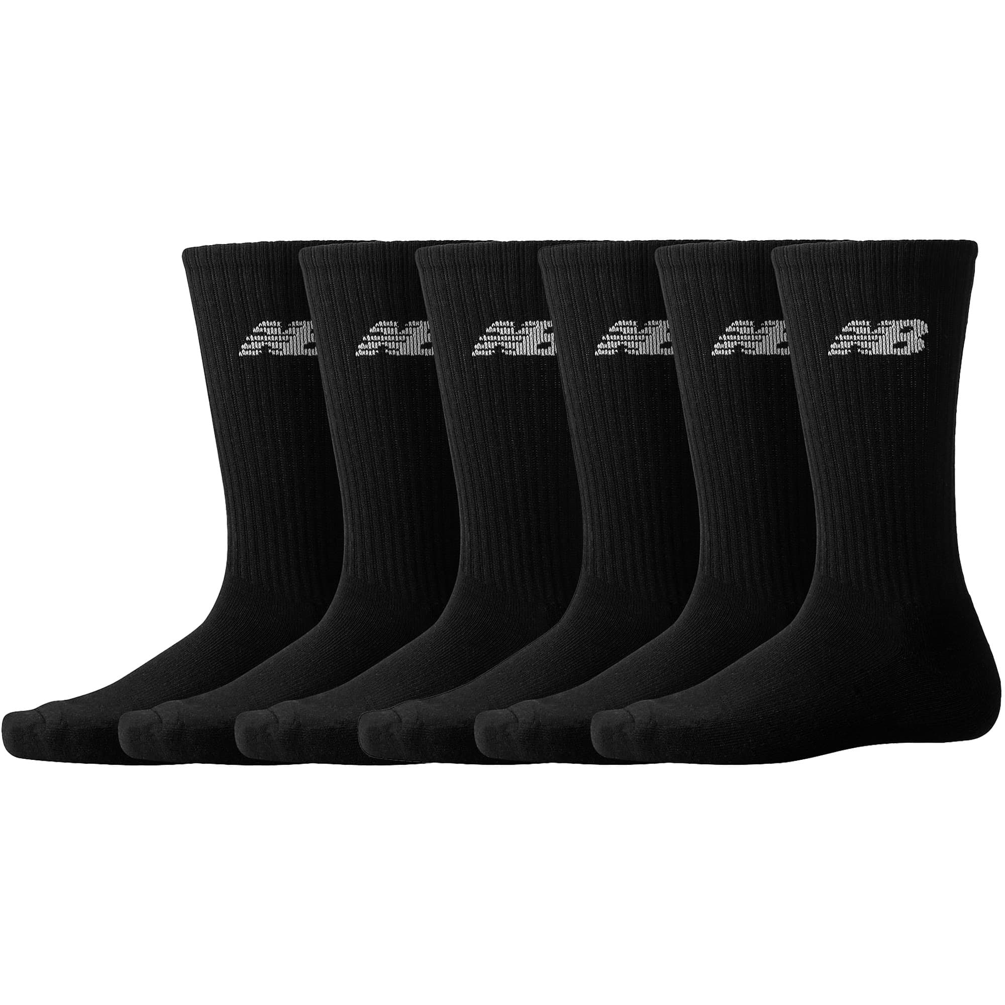 New Balance LAS33866 men's black crew socks front view