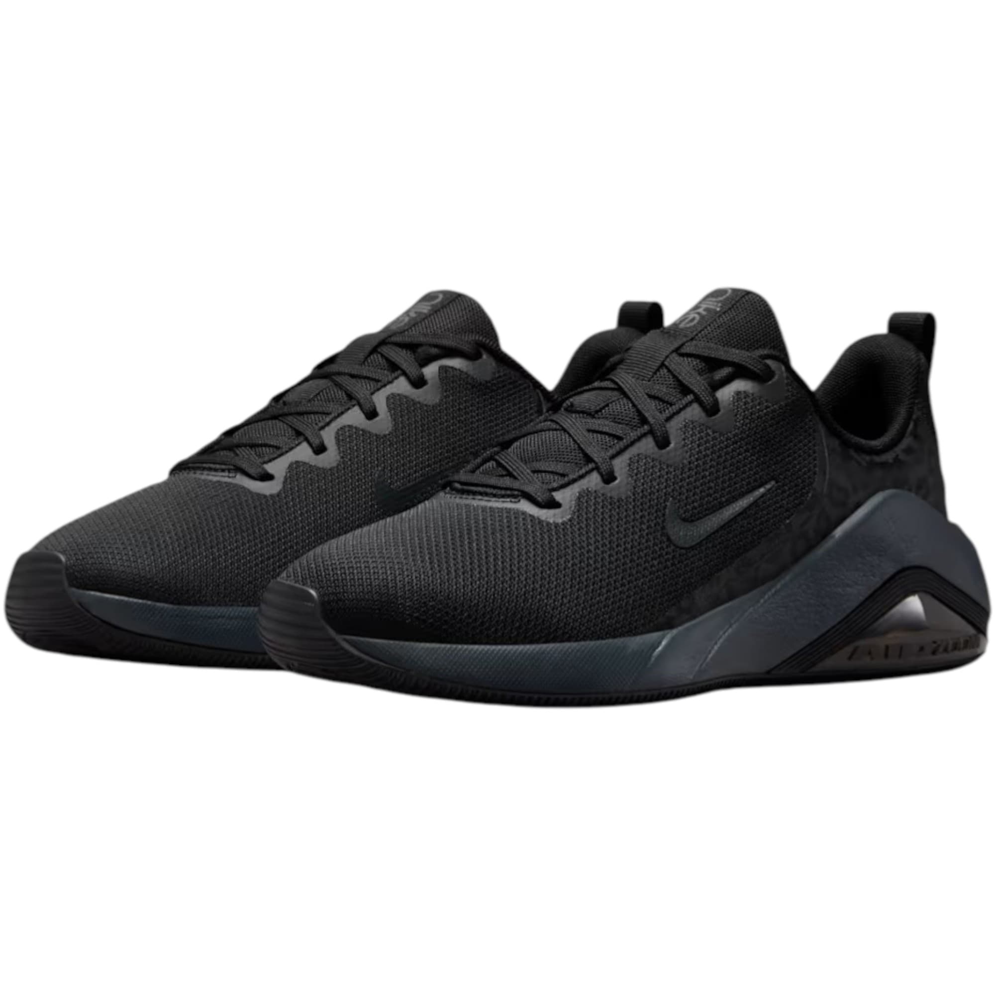 Nike Bella 7 women's workout trainers in lime and black, front view