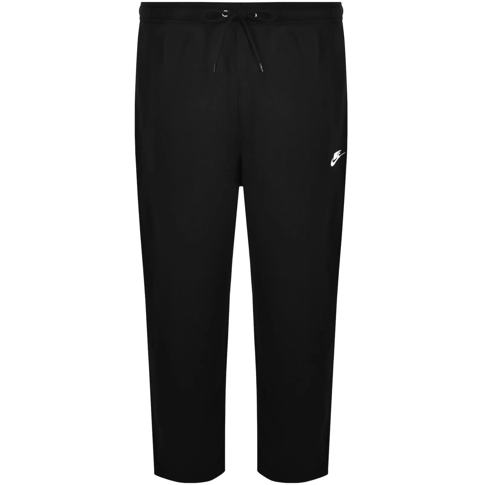Nike men's black cotton joggers FQ4332 front view
