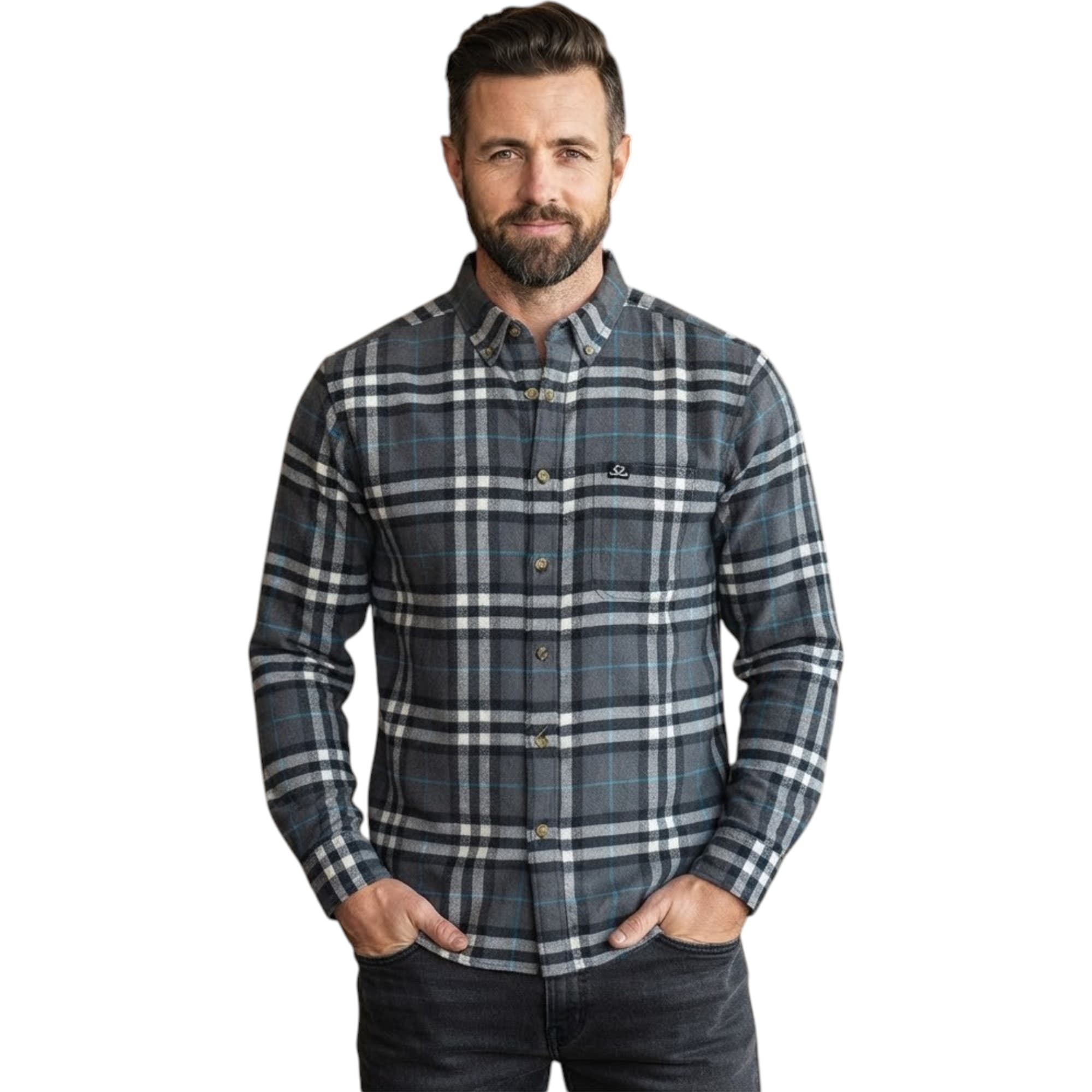 Realtree Mens Flannel Check Shirt