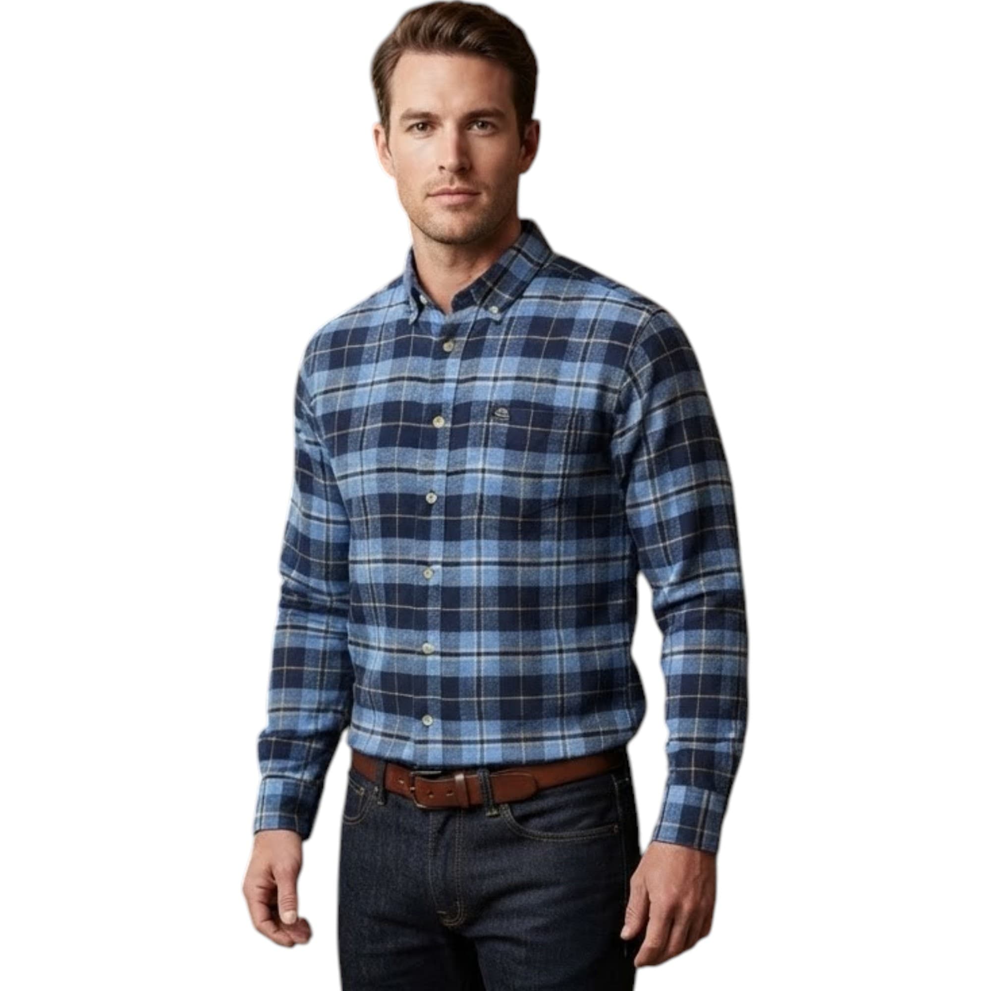 Realtree Mens Flannel Check Shirt