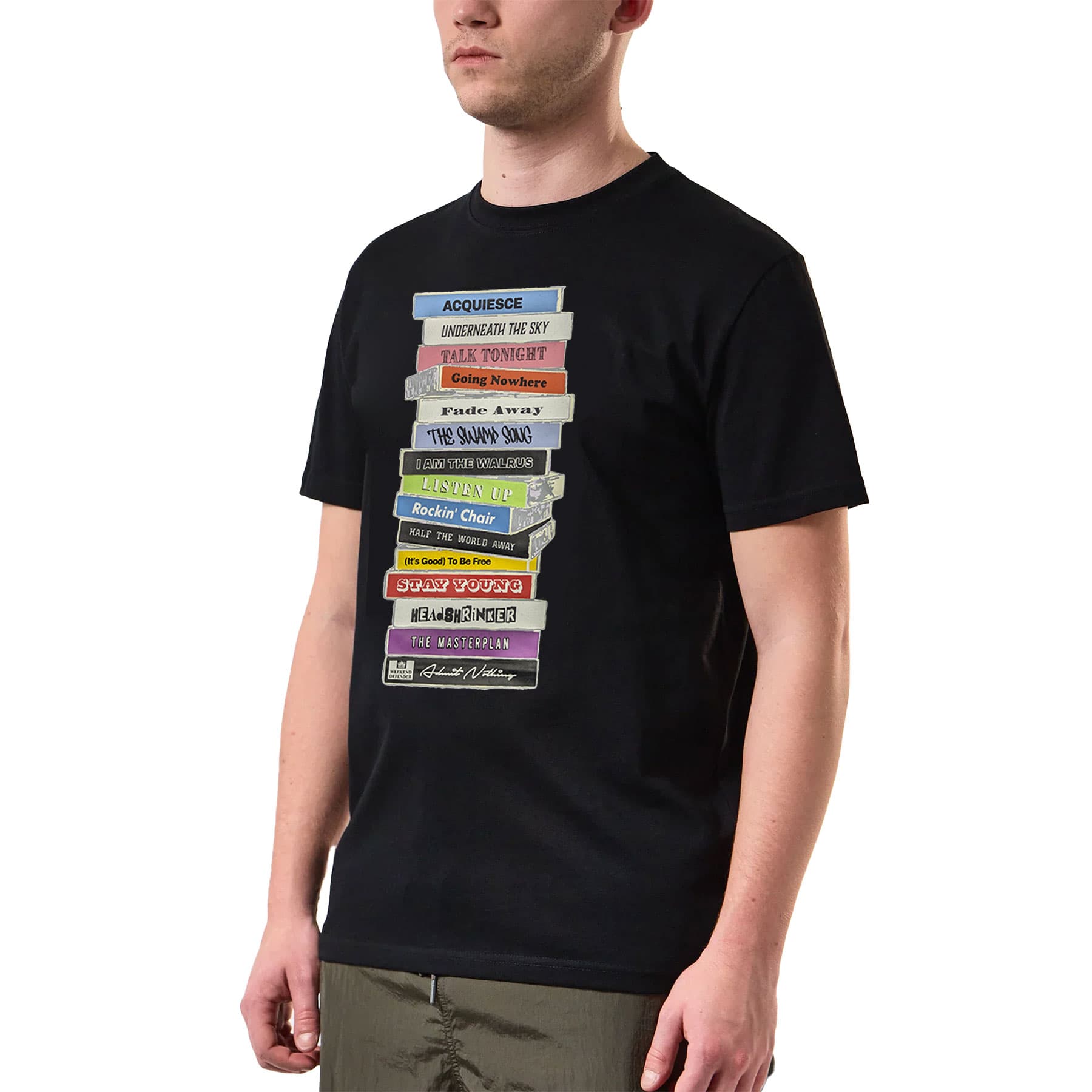 Weekend Offender Cassetes Graphic Mens T Shirts
