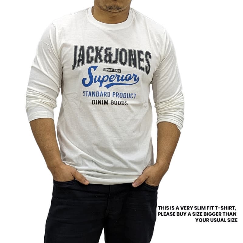 Jack & Jones Mens Long Sleeve T Shirts