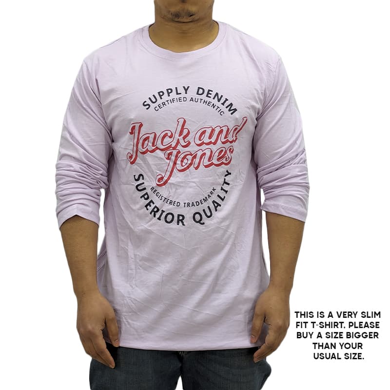 Jack & Jones Mens Long Sleeve T Shirts