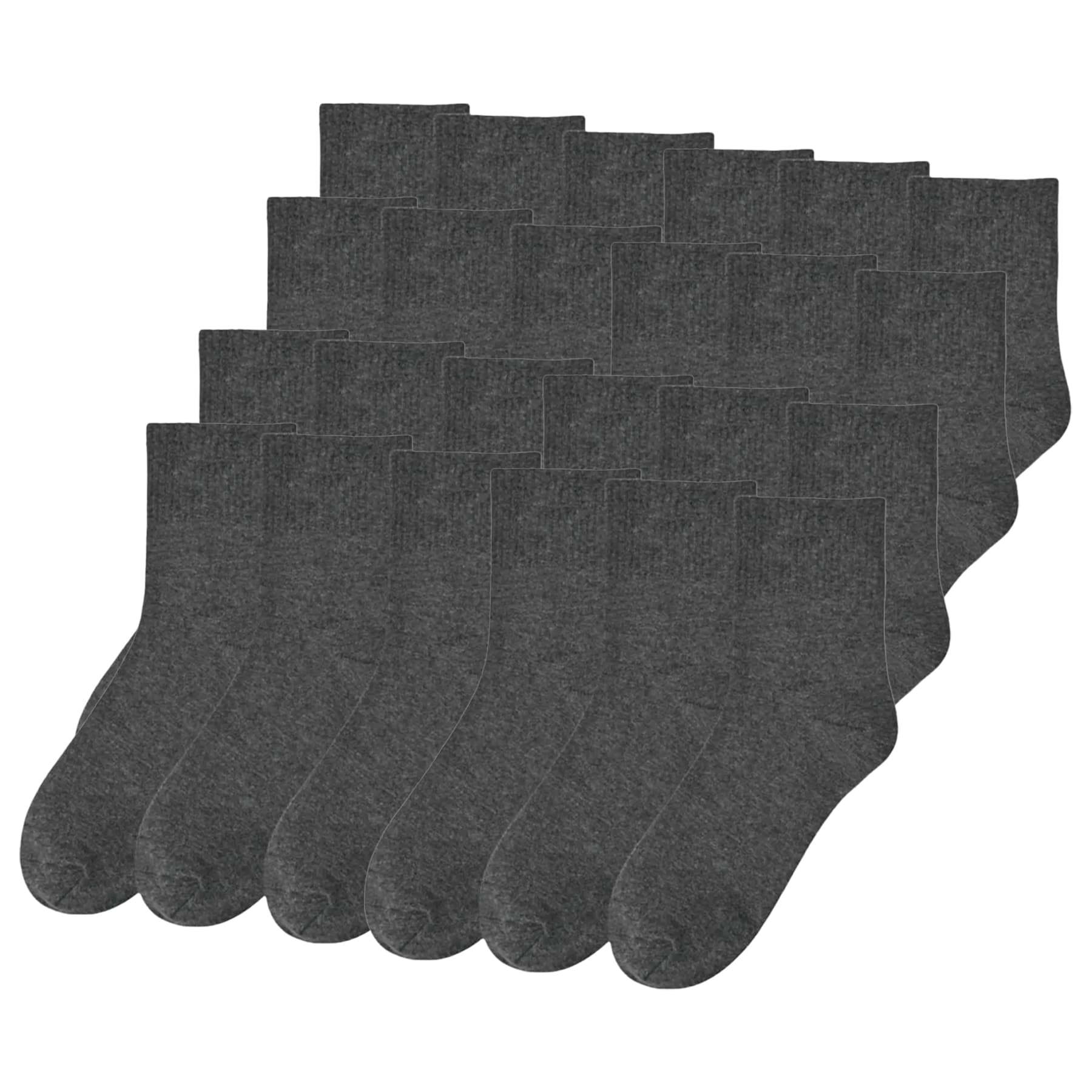 Bottom Up dark grey men's ankle socks front view pack