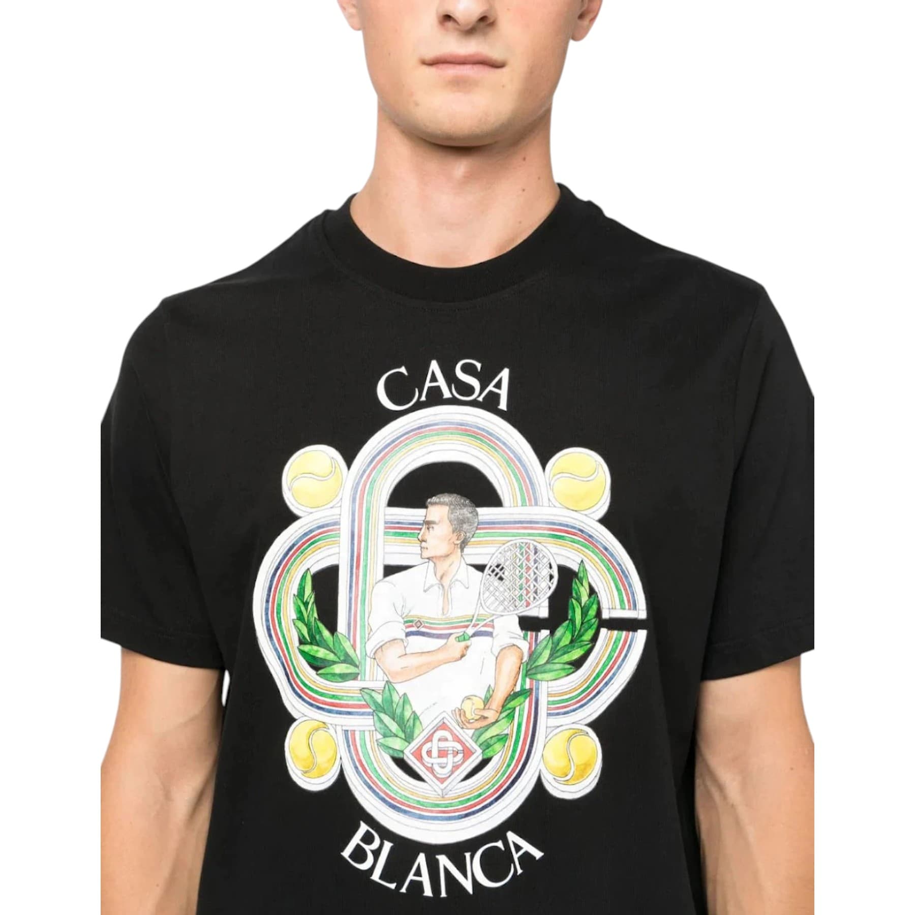 CASABLANCA LE JOUEUR Printed Men T Shirt