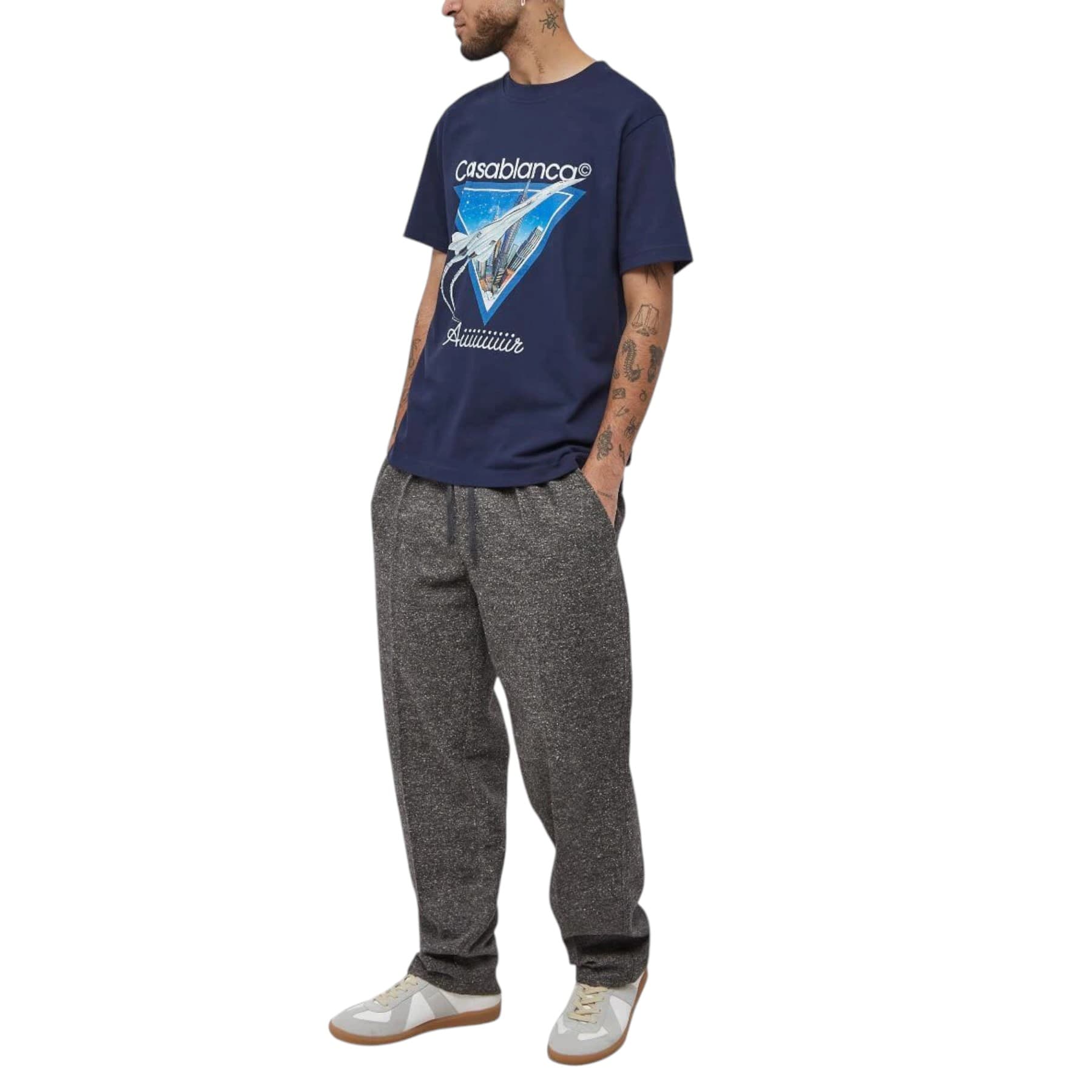 CASABLANCA AIR Printed Mens T Shirt