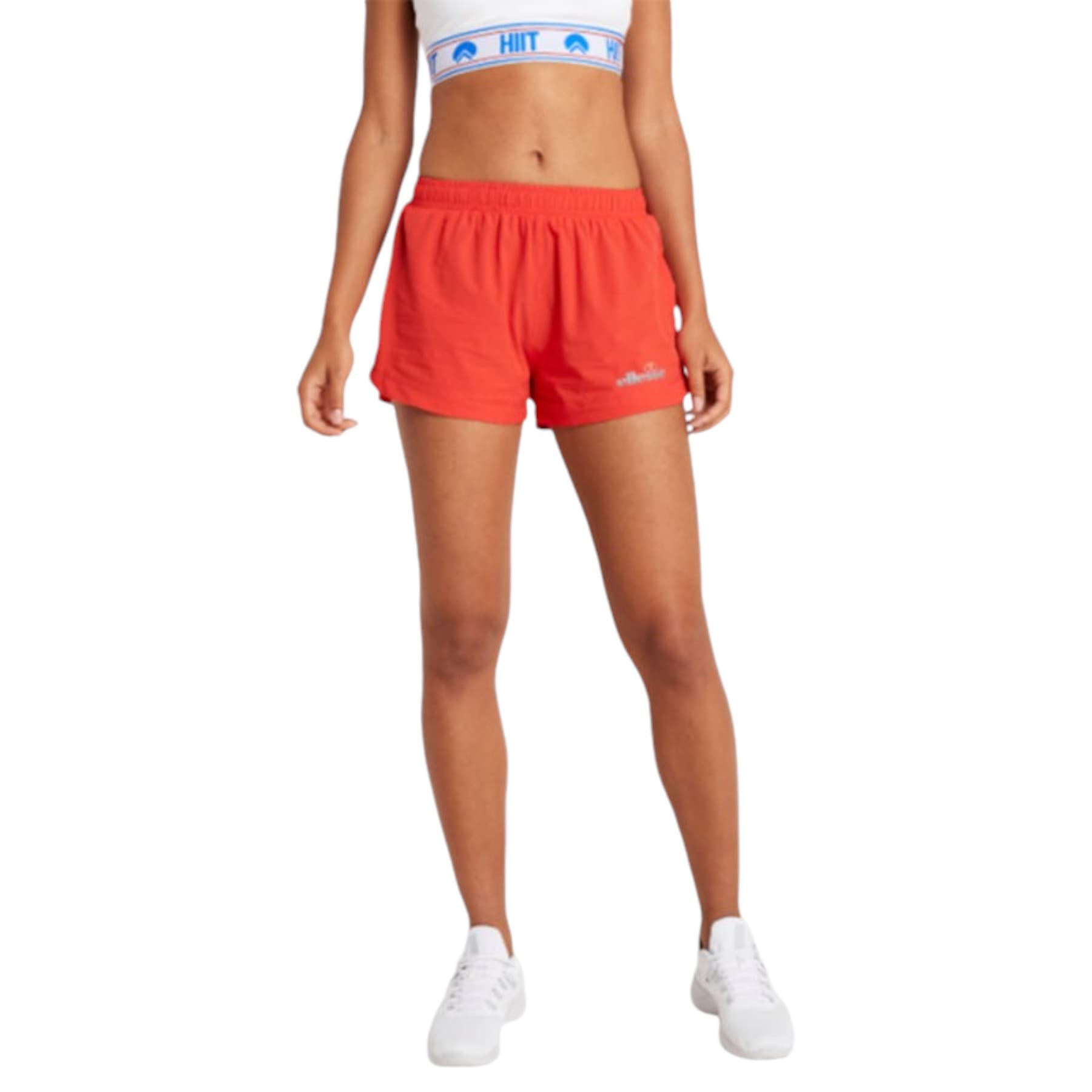 Ellesse Genoa Poly Shorts women's swim shorts in Dark Pink, front view