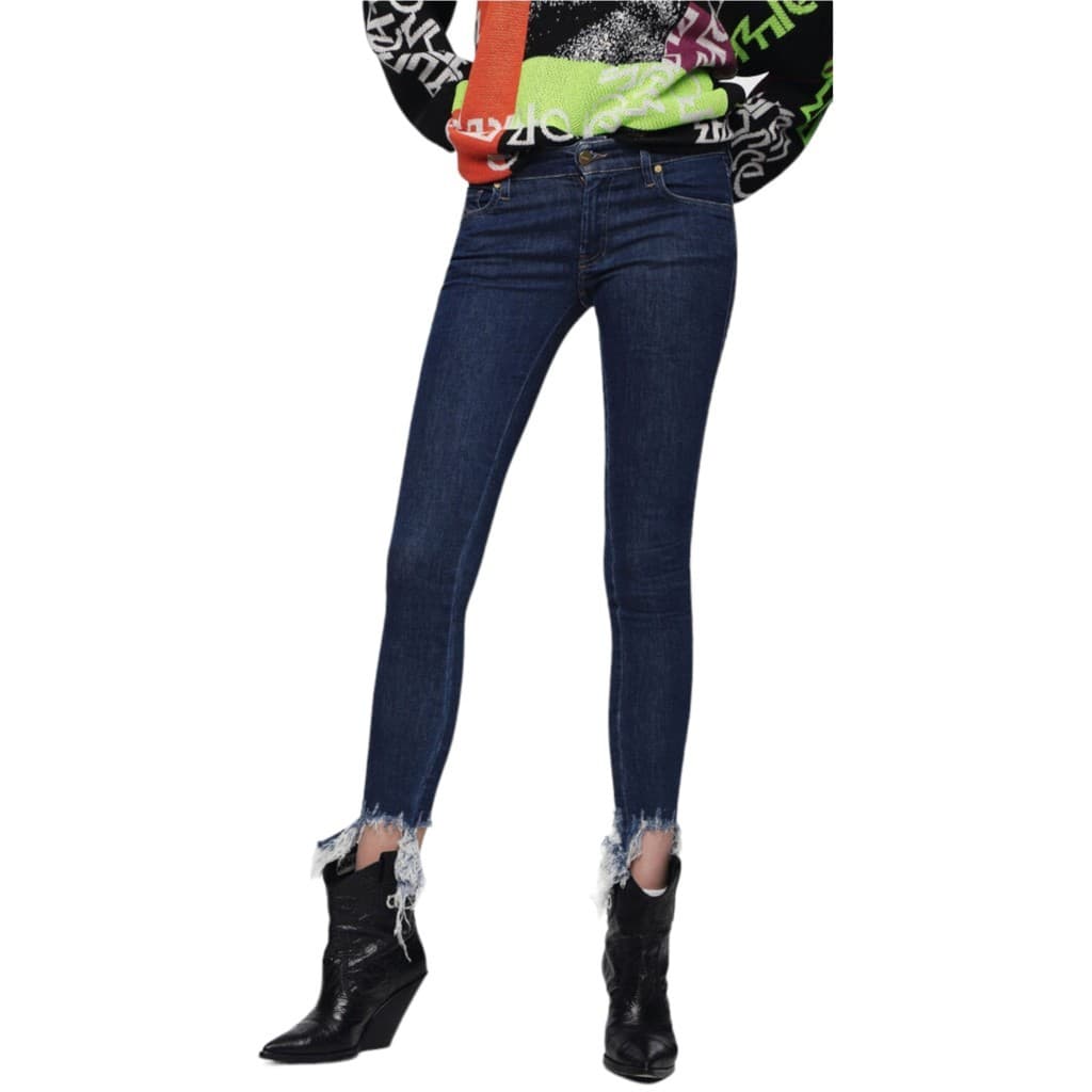 Diesel SLANDY 088AT black women's jeans front view