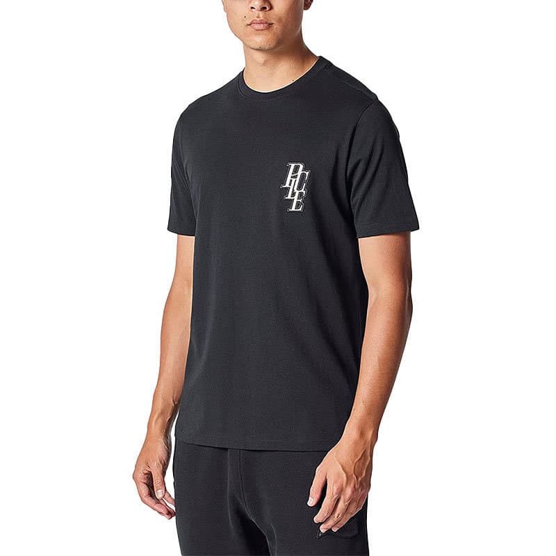 883 POLICE MURRAY black men's t-shirt with crew neck, front view