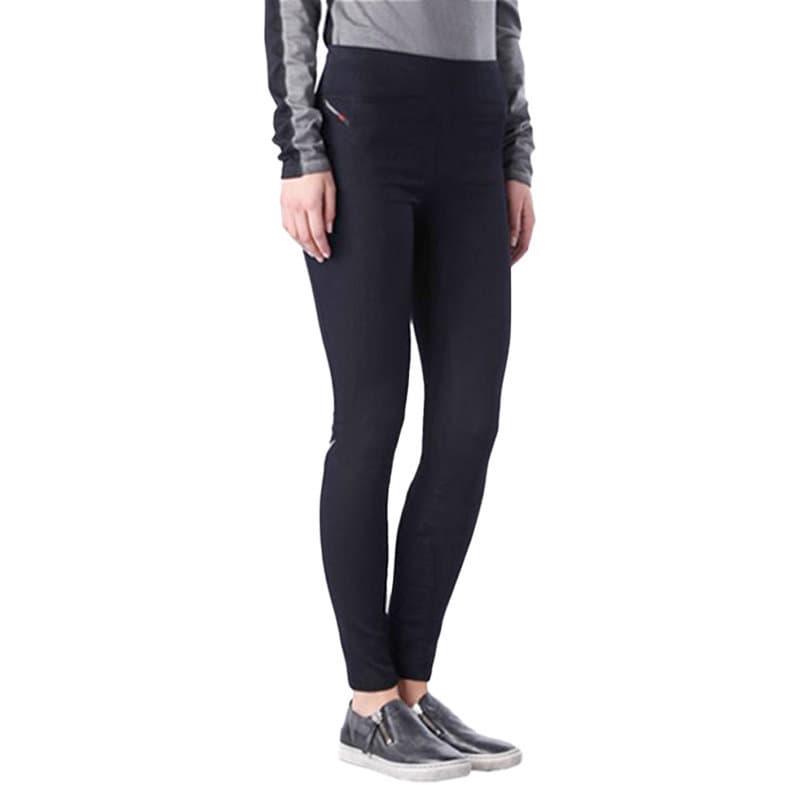 Diesel ACTYVISTA black skinny jogg jeans front view