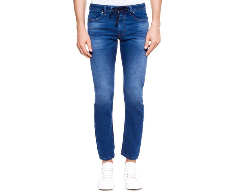 Diesel Thommer CB NE men's jogg jeans front view in indigo